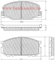 K&eacute;p &eacute;s le&iacute;r&aacute;s megnyit&aacute;sa - 1, 30292/bp276 spidan , F�KBET�T ELS�, toyota celica, Sz�less�g (mm): 126.9/128.3   Magass�g (mm): 57.0/55.0   Vastags�g (mm): 15.6 2 850.0 Ft/garnit�ra (61/2732)