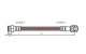 K&eacute;p &eacute;s le&iacute;r&aacute;s megnyit&aacute;sa - (BFT2790) Hossz: 277 mm, SZEMES M10x1 Fiat Ritmo, Regata h�ts� 1 400.0 Ft/db (51/2120)